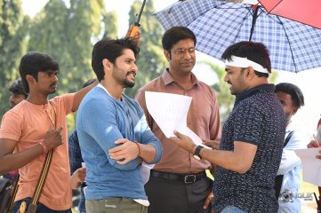 Shailaja Reddy Alludu Movie Working Stills